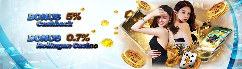 BONUS CASHBACK DAN ROLLINGAN CASINO